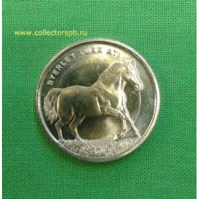 Монета 1 лира 2014 г. Турция "Лошадь".